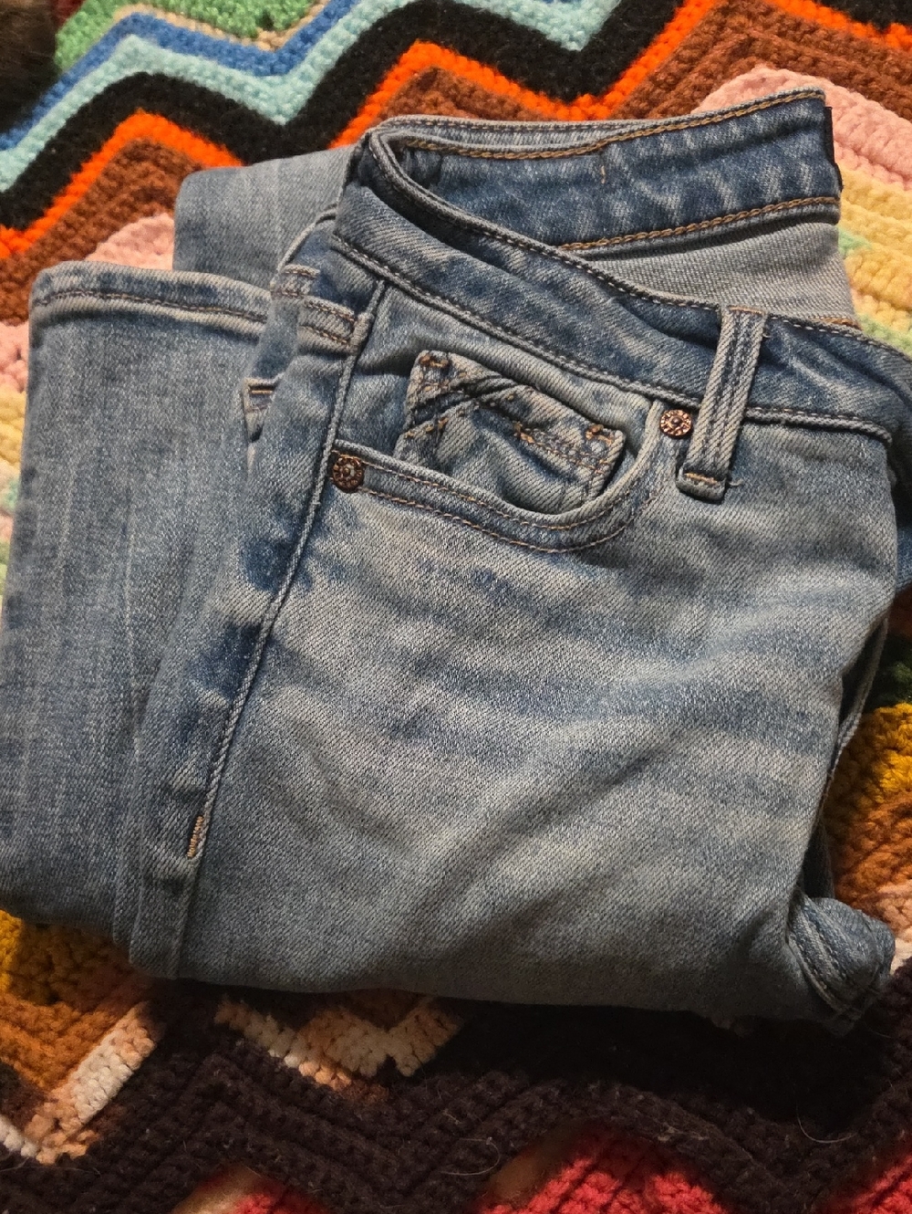 Buckle Light Blue Boot Cut Women's Jeans